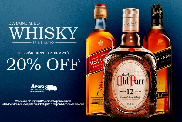 Seleção de Whisky até 18/05